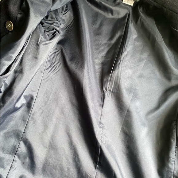 HARVE BENARD CLASSIC NAVY WOOL DOUBLE BREASTED PEACOAT PREPPY Blue 12 - Picture 7 of 7